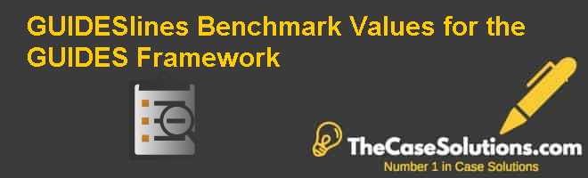 GUIDESlines: Benchmark Values for the GUIDES Framework Case Solution